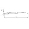 Профиль MULTI B-2000 ANOD алюминий Arlight 014536