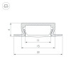 Профиль MIC-F-2000 ANOD Champan Arlight 015038
