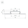 Профиль KLUS-LOCK-FM-2000 ANOD Arlight 019185