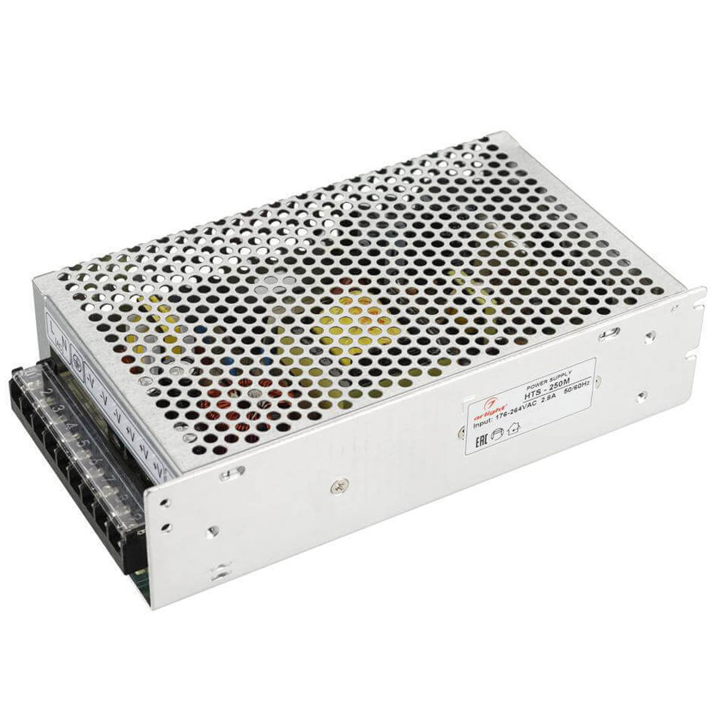 Блок питания для светодиодной ленты HTS-250M Arlight 020820 24V 250W IP20 10,5A 