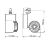 Светодиодный светильник LGD-2282WH-45W-4TR Day White 24deg (IP20 Металл, 3 года) Arlight 022059
