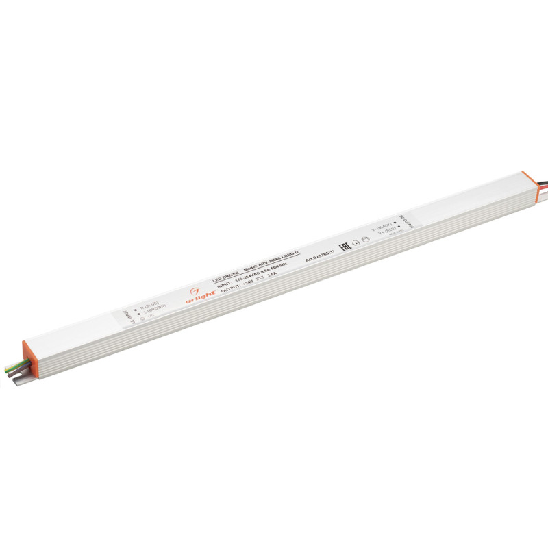 Блок питания для светодиодной ленты ARV-24060-Long-D Arlight 023265(1) 24V 60W IP20 2,5A 