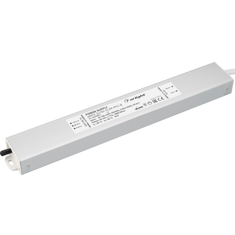 Блок питания для светодиодной ленты ARPV-24100-Slim-PFC-B Arlight 023538(1) 24V 100W IP66 4,17A 