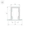 Профиль SL-MINI-8-H12-F12-2000 ANOD Arlight 023715