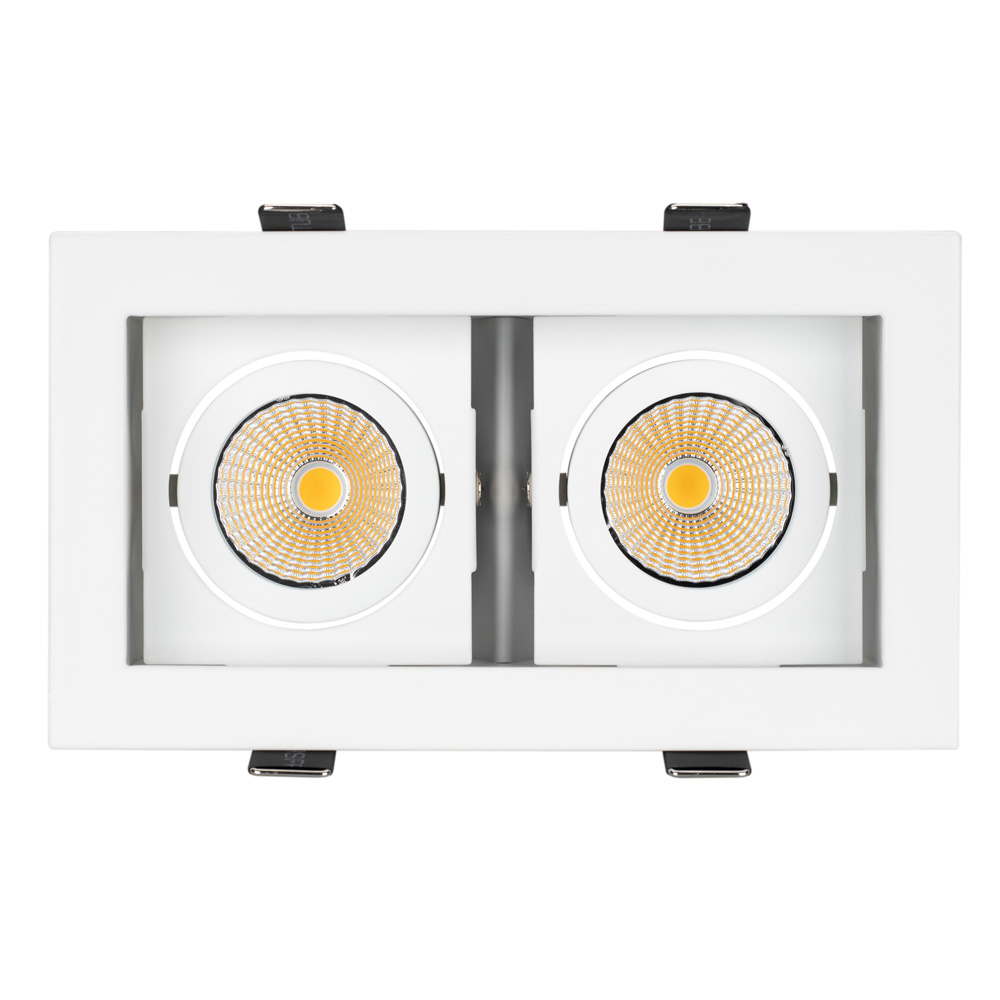 Карданный светильник CL-Kardan-S180x102-2x9W White Arlight 024128