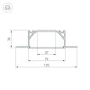 Профиль Arlight ARH-LINIA72-FANTOM-2000 ANOD 025025