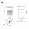 Ландшафтный светодиодный светильник LTD-GROUND-R65-6W Arlight 026449 Warm3000, SL, 24 deg, 230V 