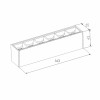 Трековый светильник MAG-LASER-45-L160-6W Arlight 026933 Day4000, WH, 15 deg, 24V 
