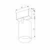 Трековый светильник MAG-SPOT-45-R85-7W Arlight 026965 Day4000, WH, 24 deg, 24V 