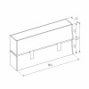Трековый светильник MAG-FLAT-FOLD-45-S805-24W Arlight 026999 Warm3000, BK, 100 deg, 24V 