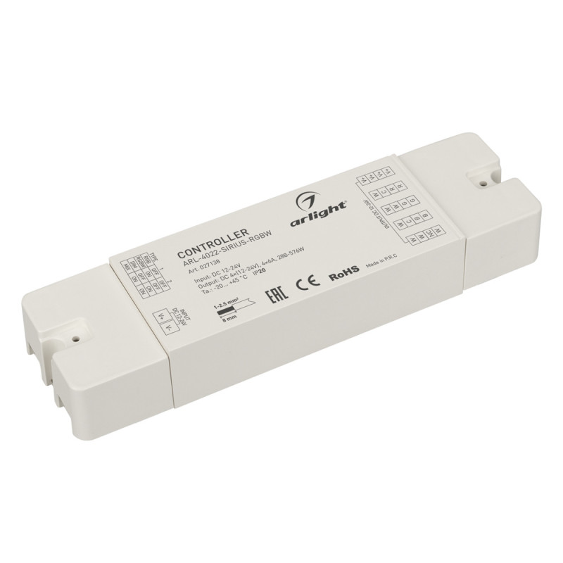 Контроллер ARL-4022-SIRIUS-RGBW (12-24V, 4x6A, RF) Arlight 027138