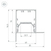 Профиль SL-LINIA55-FANTOM-EDGE-2000 ANOD Arlight 027162