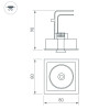 Карданный светильник CL-Simple-S80x80-9W Warm3000 Arlight 028149