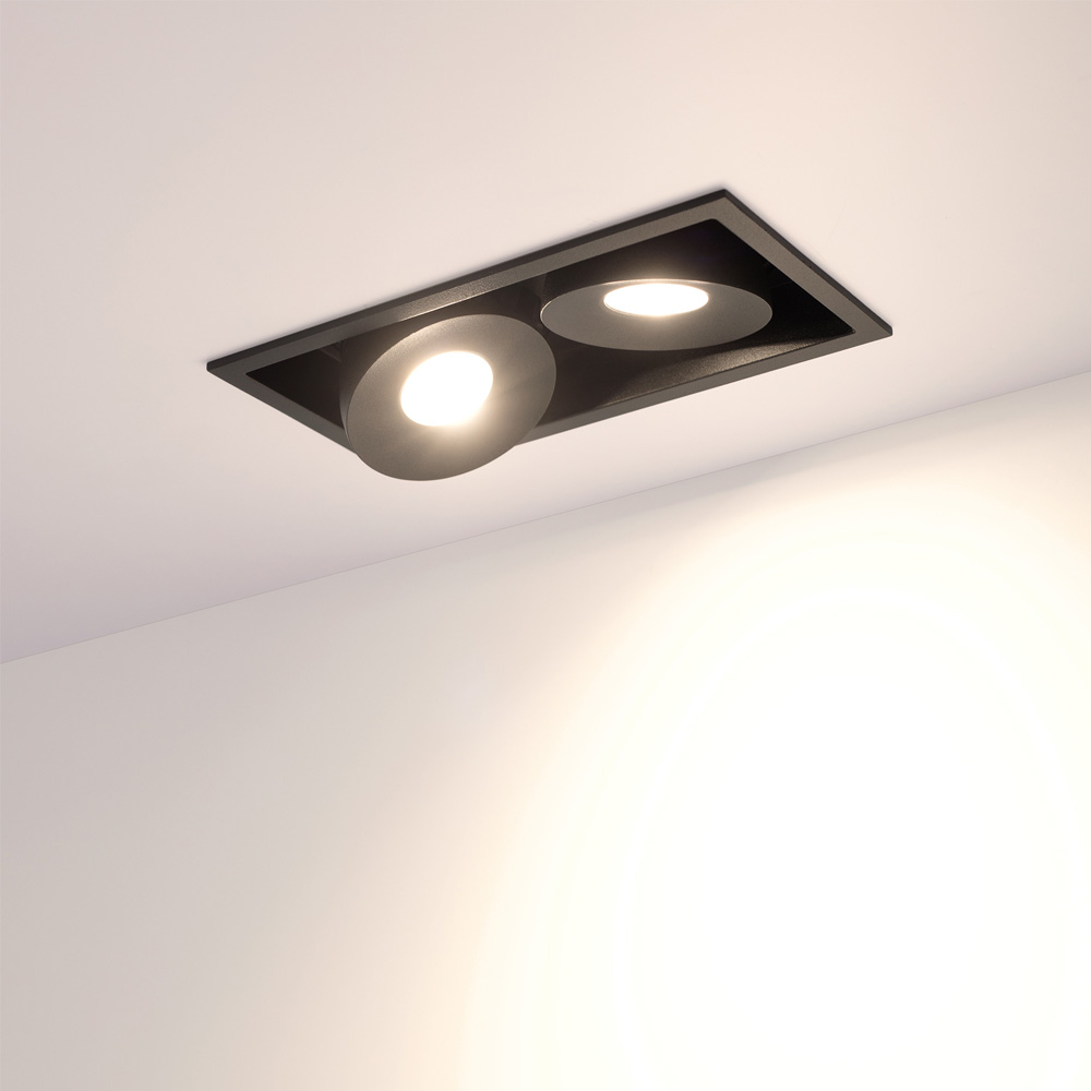 Карданный светильник CL-Simple-S148x80-2x9W Warm3000 Arlight 028151