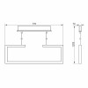 Светильник SP-MARQUO-S770x70-20W Warm3000 (BK, 120 deg) Arlight 028203