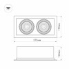 Карданный светильник CL-Kardan-S375x190-2x25W White6000 Arlight 028862