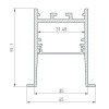 Профиль SL-COMFORT-4551-F-2000 ANOD алюминий Arlight 031767