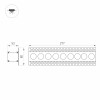 Встраиваемый поворотный светильник MS-Orient-Built-Trimless-TC-S38x277-20W Day3000 Arlight 031926