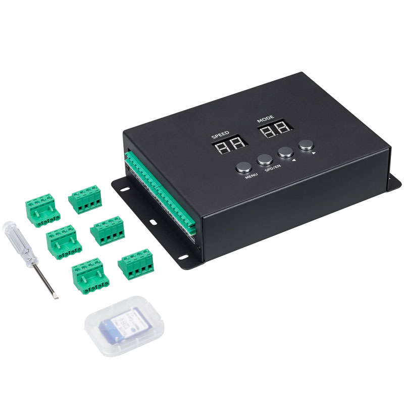 DMX контроллер Arlight K-5000 (220V, SD-card, 5x512) 024323