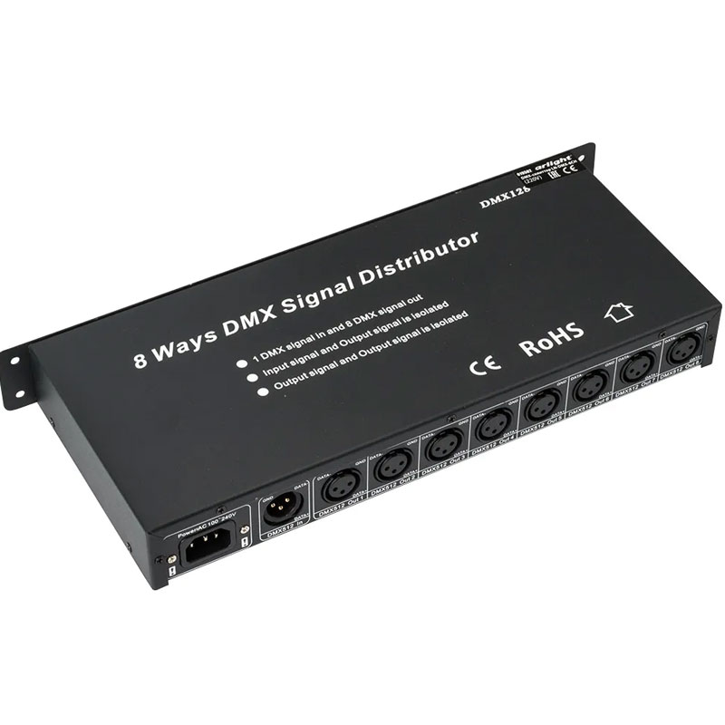 Контроллер-распределитель Arlight LN-DMX-8CH 019502