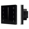 Сенсорная панель Arlight Sens SMART-P17-DIM Black (230V, 4 зоны, 2.4G) 028129