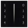 Сенсорная панель Arlight Sens SMART-P17-DIM Black (230V, 4 зоны, 2.4G) 028129