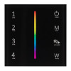 Сенсорная панель Arlight Sens SMART-P30-RGBW Black (230V, 4 зоны, 2.4G) 027104