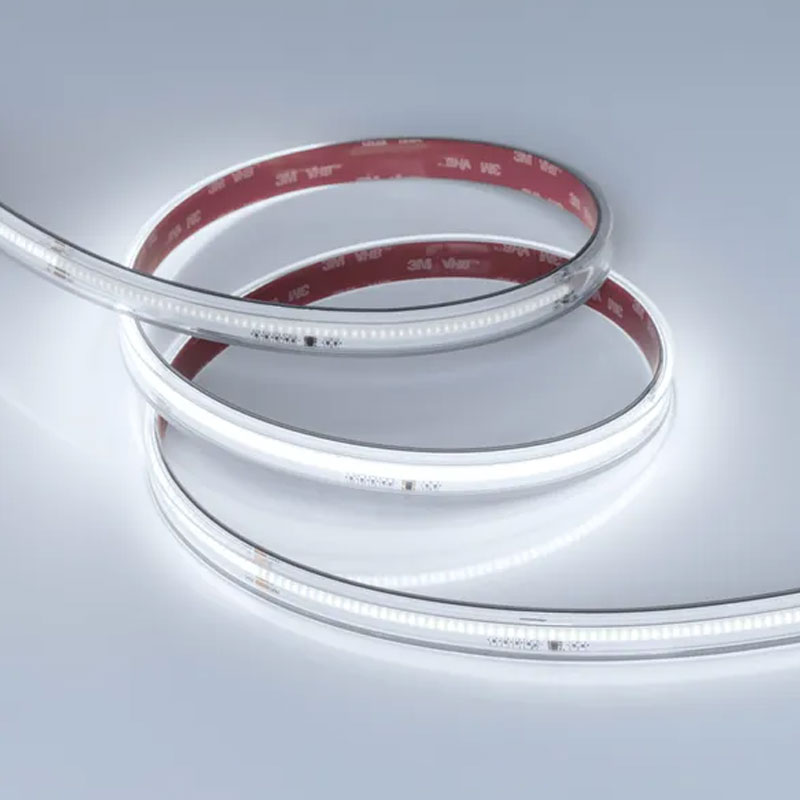 Светодиодная лента герметичная SPI-COB-PS-X378-14mm 24V White6000-PX63-BPT (7 W/m, IP67, 5m) (Arlight, бегущий огонь) 041741