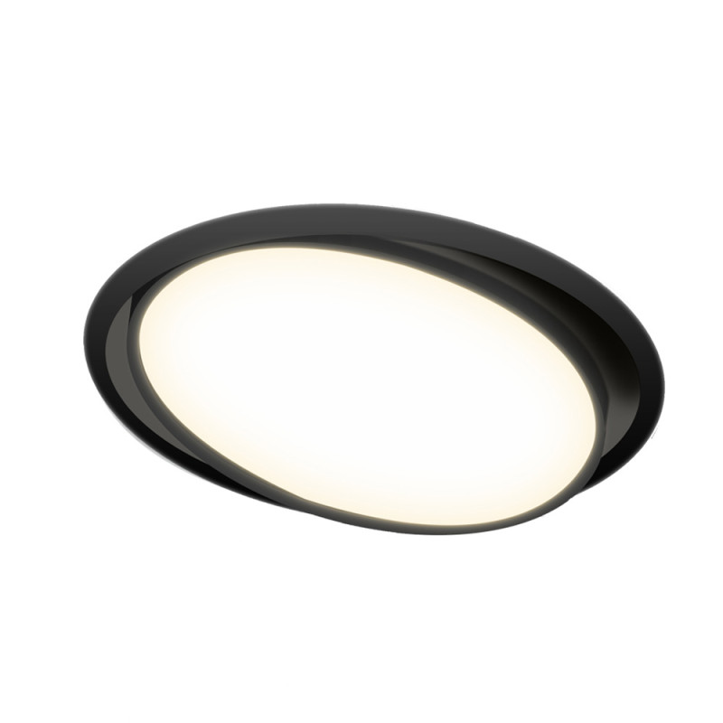 Встраиваемая поворотная светодиодная панель Donolux DL18813/23W Black R