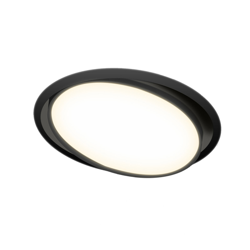 Встраиваемая поворотная светодиодная панель Donolux DL18813/9W Black R