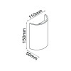 Настенный светодиодный светильник Donolux DL20123R6W1W IP54