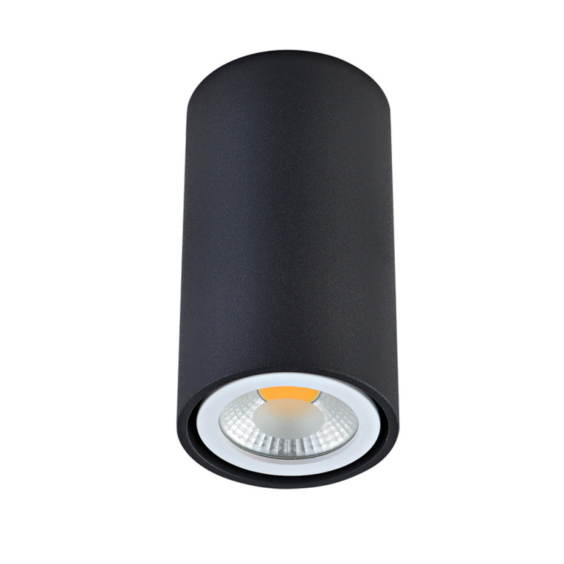 Накладной алюминиевый светильник под сменную лампу Donolux N1595Black/RAL9005