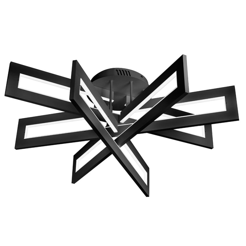 Потолочный светодиодный светильник iLedex Stalker 9082-R800-X 128W BK