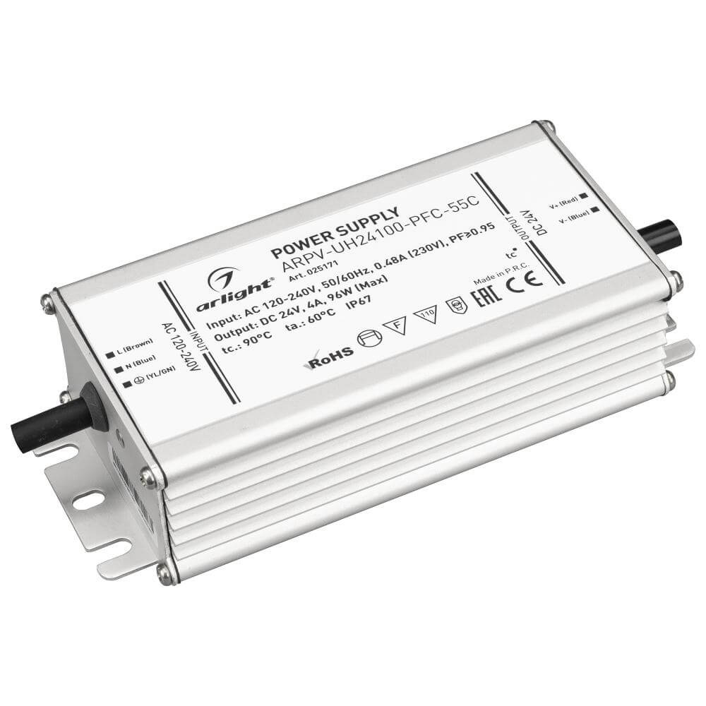 Блок питания для светодиодной ленты ARPV-UH24100-PFC-55C Arlight 025171 24V 100W IP67 4,2A 