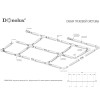 Трёхфазный шинопровод накладной/подвесной 3 м Donolux DL0201103