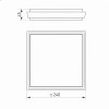 Накладной уличный светильник LGD-AREA-S240x240-25W Arlight 029952 Warm3000, GR, 110 deg, 230V 