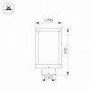 Садово-парковый светильник LGD-Path-Cub-H500B-12W Arlight 021800 Warm White 