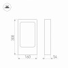 Садово-парковый светильник LGD-PATH-FRAME-H300-7W Arlight 021928(1) Warm3000, BK, 100 deg, 230V 