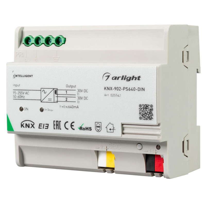 Блок питания шины KNX-902-PS640-DIN Arlight 025542 (230V, 640mA)