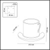 Настенный светильник Odeon Light Gesso 3548/1W