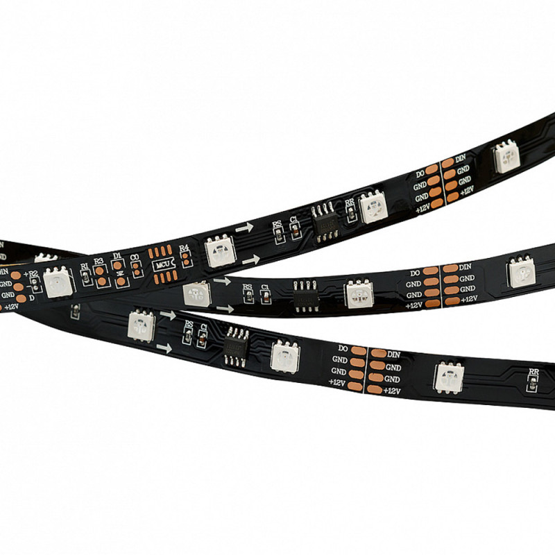 Светодиодная лента 12V RGB SPI-5000-AM Arlight 024599