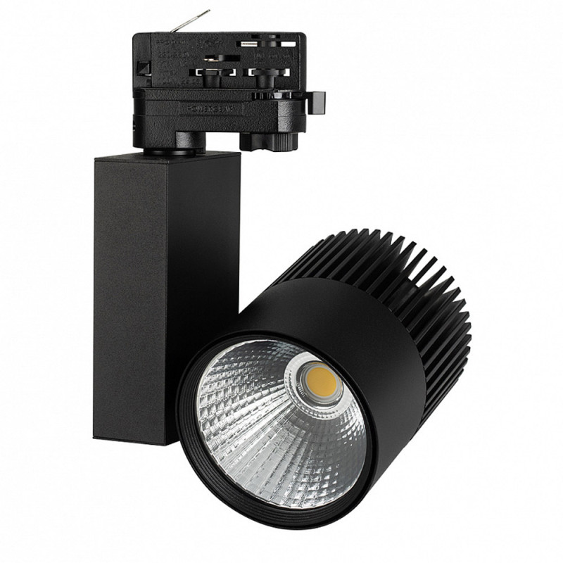 Трековый светильник LGD-ARES-4TR-R100-40W Arlight 026375 Warm3000, BK, 24 deg 