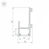 Профиль ALM-EDGE-12-2000 ANOD Arlight 026714