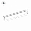 Трековый светильник MAG-LASER-45-L320-12W Arlight 026938 Day4000, WH, 15 deg, 24V 