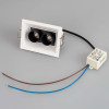 Встраиваемый поворотный светильник MS-ORIENT-BUILT-TURN-TC-S67x90-5W Warm3000 Arlight 031928