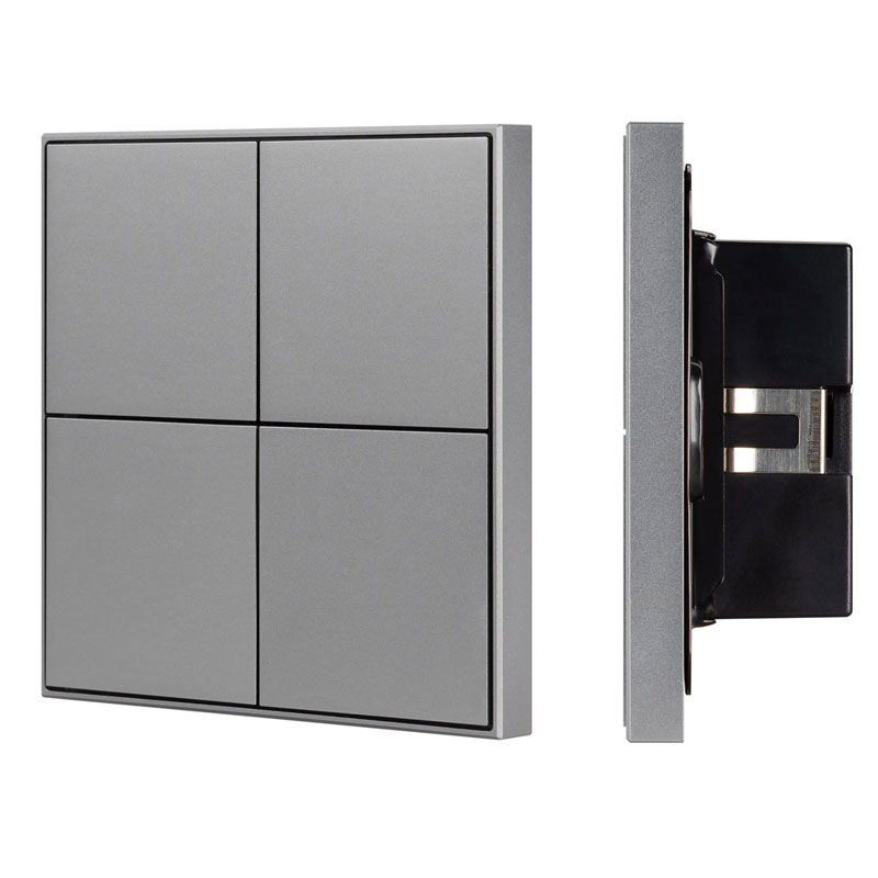 Кнопочная панель KNX INTELLIGENT ARLIGHT KNX-304-23-IN Grey 038402