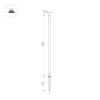 Грунтовый светильник KT-CANNA-L1000-1W Warm3000 Arlight 034163