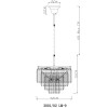 Каскадная люстра Divinare 3001/02 LM-9