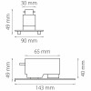 Адаптер для шинопровода Lightstar Asta 592036