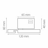 Адаптер для шинопровода Lightstar Asta 594069